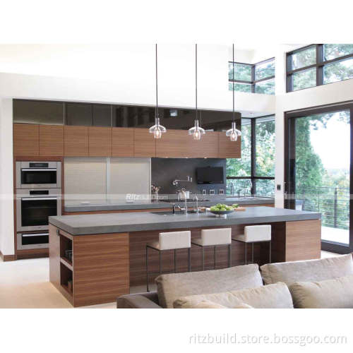 Wooden Kitchen Cabinet Modular Kitchen Cabinets for Sale / Modern Kitchen Cabinet Simple Design